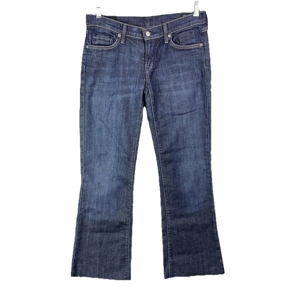 Citizens of Humanity Women 30 Jeans Dita Petite Bootcut Dark Wash Stretch Y2K - Picture 1 of 10